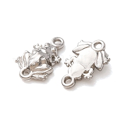 304 Stainless Steel Connector Charms&nbsp;STAS-N124-54P