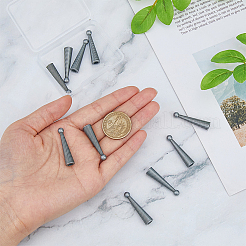 10Pcs Alloy Cord Ends&nbsp;FIND-FH0009-40AS