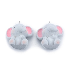 Opaque Resin Pendants&nbsp;RESI-G047-21