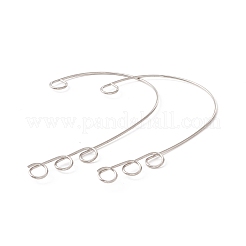 Tarnish Resistant 316 Stainless Steel Ear Cuff Findings&nbsp;X-STAS-H148-01P