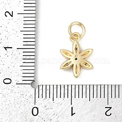 Rack Plating Brass Micro Pave Cubic Zirconia Pendants&nbsp;KK-H509-23G-04