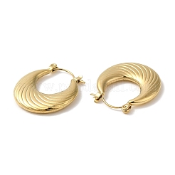 Rack Plating 304 Stainless Steel Hoop Earrings for Women&nbsp;EJEW-Z026-19G