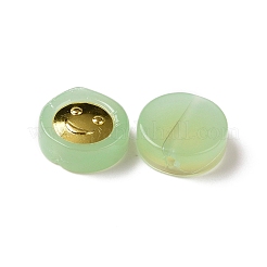 Transparent Spray Painted Glass Beads&nbsp;GLAA-I050-15G
