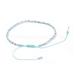 Adjustable Nylon Thread Braided Beads Bracelets&nbsp;BJEW-JB04377