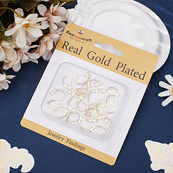 20Pcs Brass Leverback Earring Findings&nbsp;KK-BBC0023-86