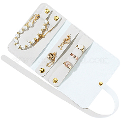 PU Imitation Leather Jewelry Rolls for Earrings Bracelets Necklaces&nbsp;AJEW-WH20020-456A