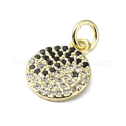 Brass Micro Pave Colorful Cubic Zirconia Pendants&nbsp;KK-H475-05G