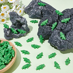 100Pcs Opaque Resin Crocodile Display Decorations&nbsp;RESI-SP0001-67B