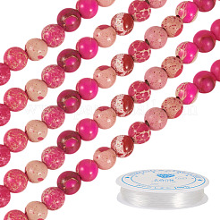 DIY Natural Regalite/Imperial Jasper/Sea Sediment Jasper Beads Bracelets  Making KIts&nbsp;DIY-TA0002-69F