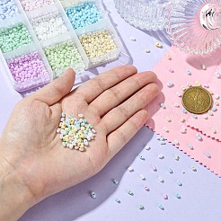 45g 9 colors Glass Seed Beads&nbsp;SEED-YW0002-54B