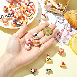 44Pcs 11 Styles Cake Miniature Ornaments&nbsp;DJEW-CJ0001-29