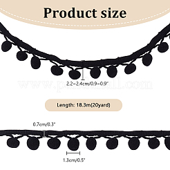 Cotton Ribbons&nbsp;DIY-WH0580-33B