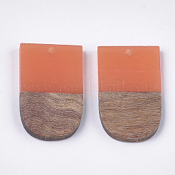 Resin & Walnut Wood Pendants&nbsp;LS-RESI-S358-34F
