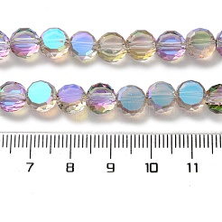 Electroplate Glass Beads Strands&nbsp;EGLA-C010-01A-HR02