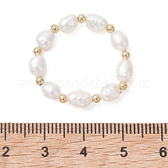 Natural Cultured Freshwater Pearl Finger Rings&nbsp;RJEW-JR01012