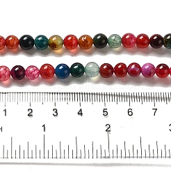Dyed Natural Agate Beads Strands&nbsp;G-R262-6mm-1