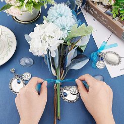 Oval & Flat Round With Word Zinc Alloy Big Pendants&nbsp;FIND-CA0004-75