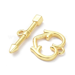 Brass Toggle Clasps&nbsp;KK-C218-08G