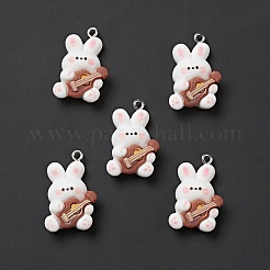 Music Theme Opaque Resin Pendants&nbsp;X-RESI-E024-06P-02
