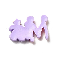 Two Tone Opaque Resin Cabochons&nbsp;RESI-B015-24
