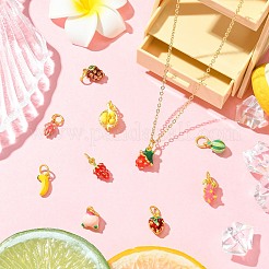 10Pcs 10 Styles Alloy Enamel Charms&nbsp;FIND-CJ0005-18