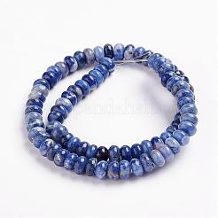 Natural Sodalite Beads Strands&nbsp;G-J359-07-5x8mm