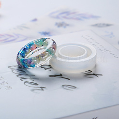 Transparent DIY Ring Silicone Molds&nbsp;X-DIY-WH0128-09B