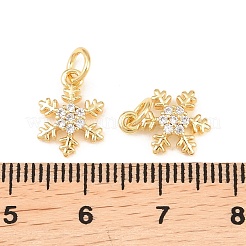 Brass Micro Pave Cubic Zirconia Pendants&nbsp;KK-C162-037B-G