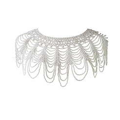 Plastic Imitation Pearl Round Beaded Tassel Bridal Shoulder Chains&nbsp;FS-WGB50AC-01