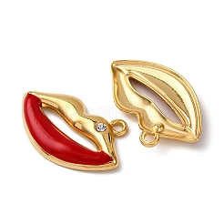 304 Stainless Steel Enamel Pendants&nbsp;STAS-L299-05G
