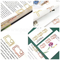 40Pcs 2 Colors Iron Paper Clips&nbsp;AJEW-SP0002-99B