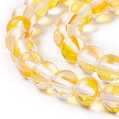 Synthetic Moonstone Beads Strands&nbsp;G-E573-02A-16