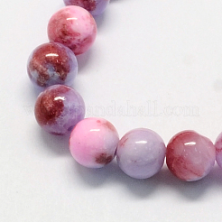 Natural Dyed Persian Jade Gemstone Bead Strands&nbsp;G-R271-6mm-XP22