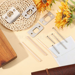 201 Stainless Steel & Wood & Iron Door Strike Plate with Shim&nbsp;FIND-CA0011-35P