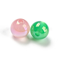 UV Plating Iridescent Acrylic Beads&nbsp;MACR-K353-32