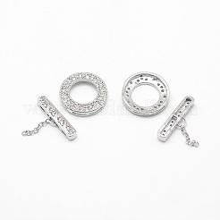 Brass Toggle Clasps&nbsp;KK-G323-20A-NR