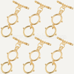 10 Sets Brass Toggle Clasps&nbsp;KK-BBC0021-03