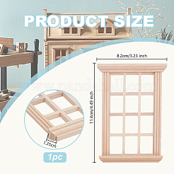 Wooden Windows&nbsp;AJEW-WH0270-572