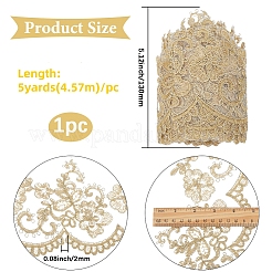 5 Yards Lace Embroidery Sewing Fiber&nbsp;DIY-GF0011-02