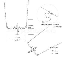 Rhodium Plated 925 Sterling Silver Pendant Necklaces&nbsp;JN938A