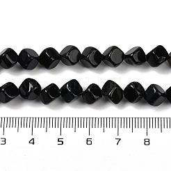 Natural Black Onyx(Dyed & Heated) Beads Strands&nbsp;G-A257-A01-01