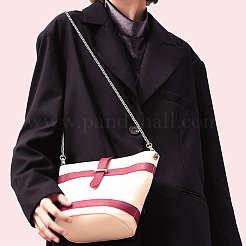 2Pcs 2 Colors Iron O-Shaped Cable Chain Bag Straps&nbsp;FIND-WR0008-84