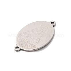 201 Stainless Steel Connector Charms&nbsp;STAS-B143-02B-P