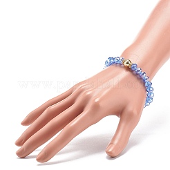 4Pcs 4 Style Glass & Rhinestone Beaded Stretch Bracelets Set for Women&nbsp;BJEW-JB08803