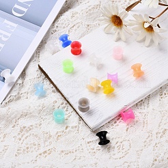 32Pcs 16 Colors Silicone Thin Ear Gauges Flesh Tunnels Plugs&nbsp;FIND-YW0001-17A
