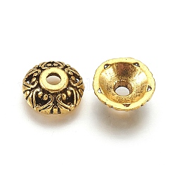 Tibetan Style Alloy Bead Caps&nbsp;LS-GLFH10353Y