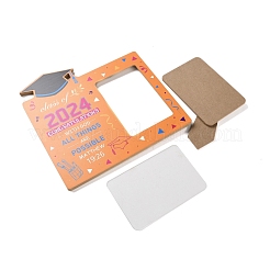 Graduate Theme Wooden Photo Frame&nbsp;AJEW-D069-01F