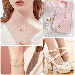 Metal Enlaced Plastic Slide Charms&nbsp;KY-CA0001-61