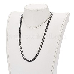 304 Stainless Steel Cuban Link Chain Necklaces&nbsp;NJEW-JN03345