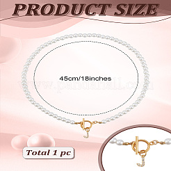 1Pc Brass Clear Cubic Zirconia Letter Pendant Necklaces&nbsp;NJEW-LP0001-32J